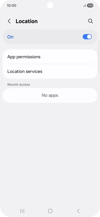 Press App permissions. Press App permissions.