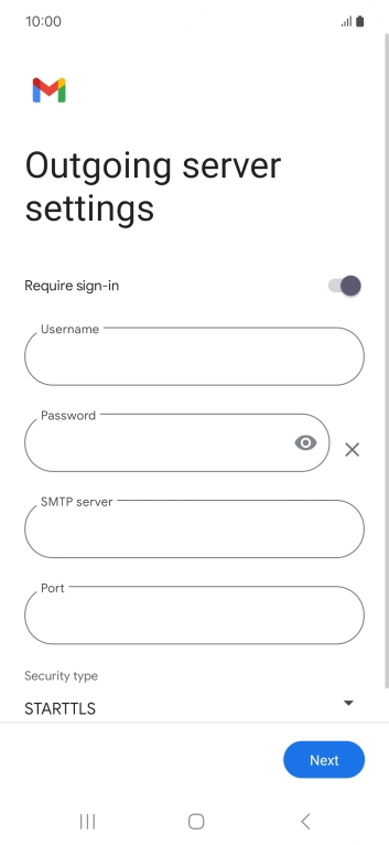 Press the indicator next to Press the indicator next to