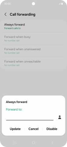 Press Disable.