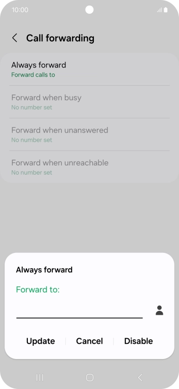 Press Disable.