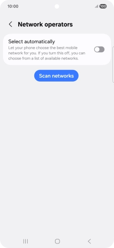 Press the indicator next to 'Select automatically' to turn on the function.