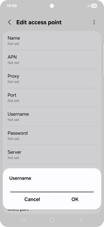 Key in o2 and press OK.