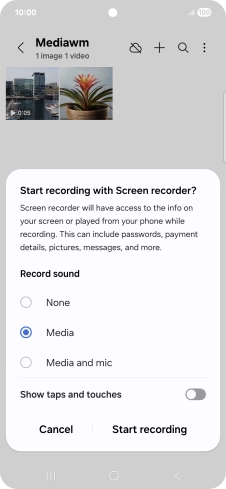 Follow the instructions on the screen to select the required settings.