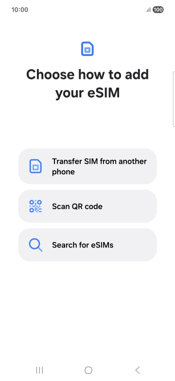 Press Scan QR code.
