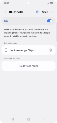 Press the Home key to return to the home screen.