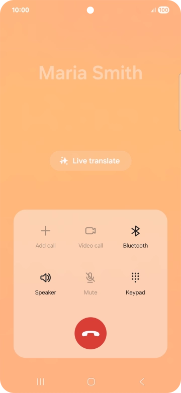 Press Live translate. Press Live translate.