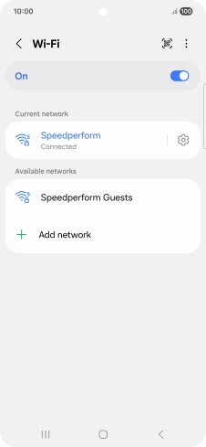 Press the Home key to return to the home screen.