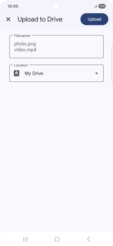 Press the field below 'Location' and go to the required folder.