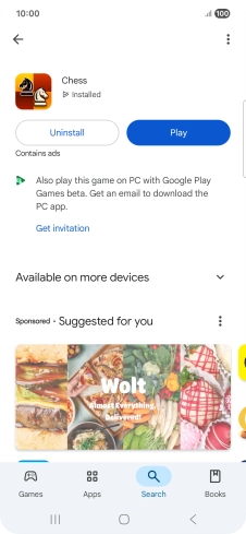 Press the Home key to return to the home screen.