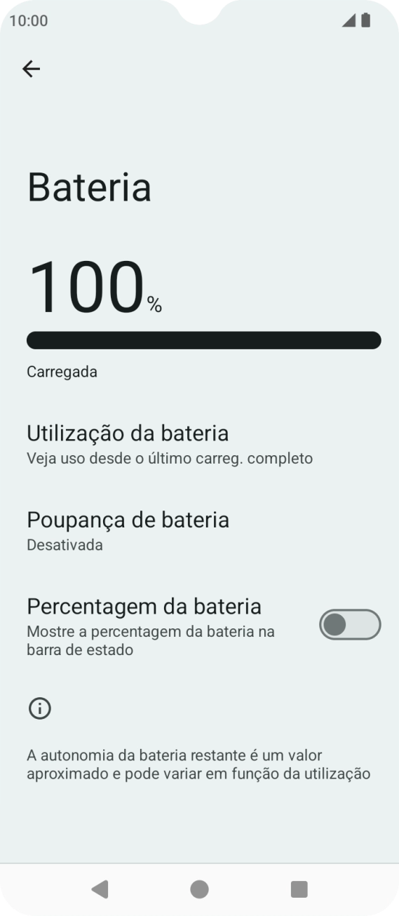 Prima Poupança de bateria.