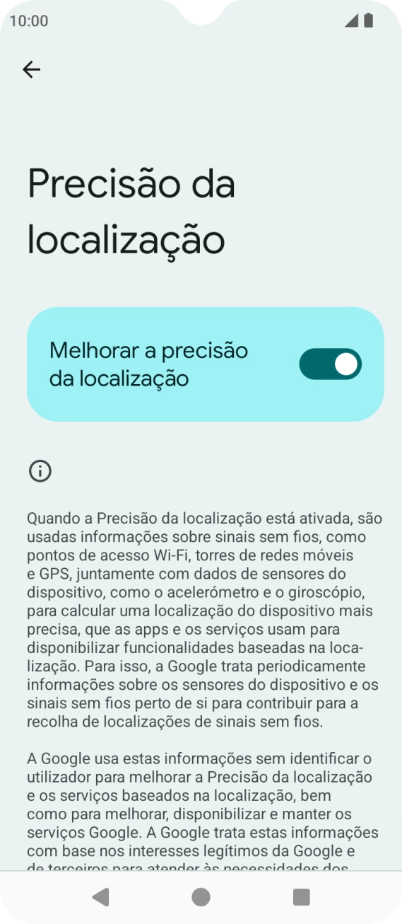 Se premir o indicador junto a 