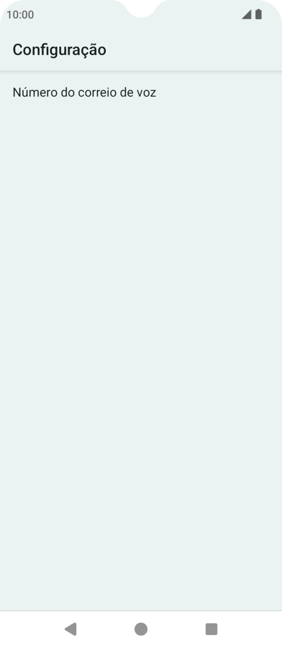 Prima Número do correio de voz.