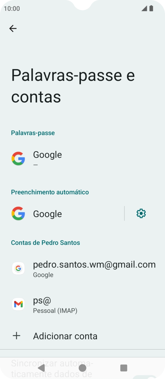 Prima a tecla de início para terminar e voltar ao ecrã inicial.