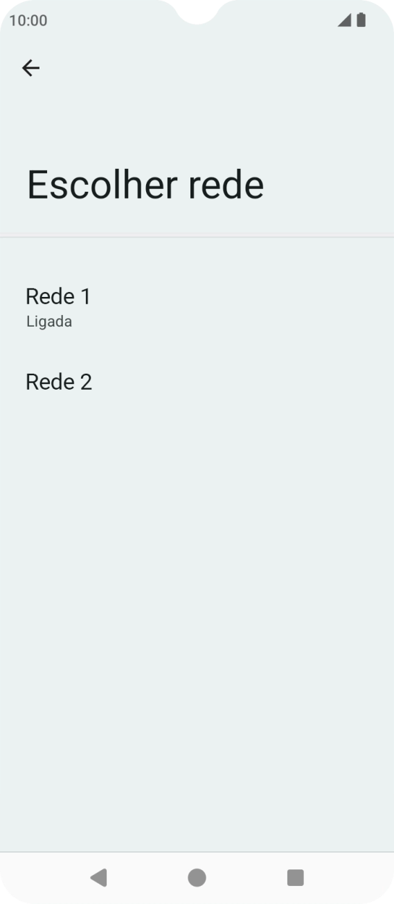 Prima a seta para a esquerda.