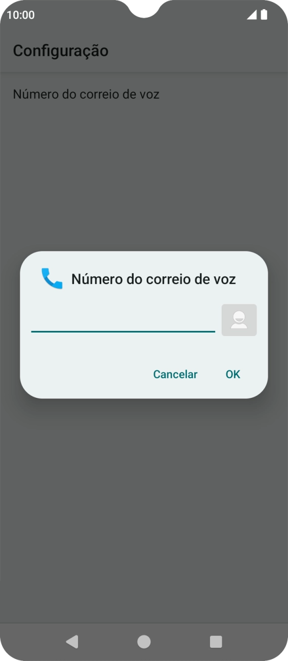 Introduza 123 e prima OK.