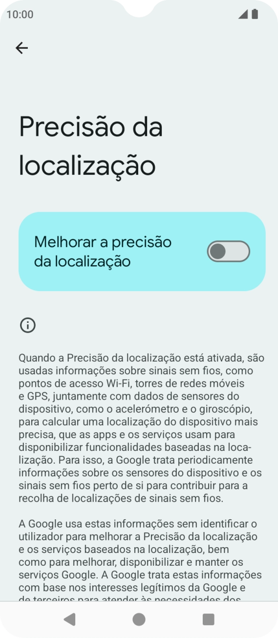 Se premir o indicador junto a 