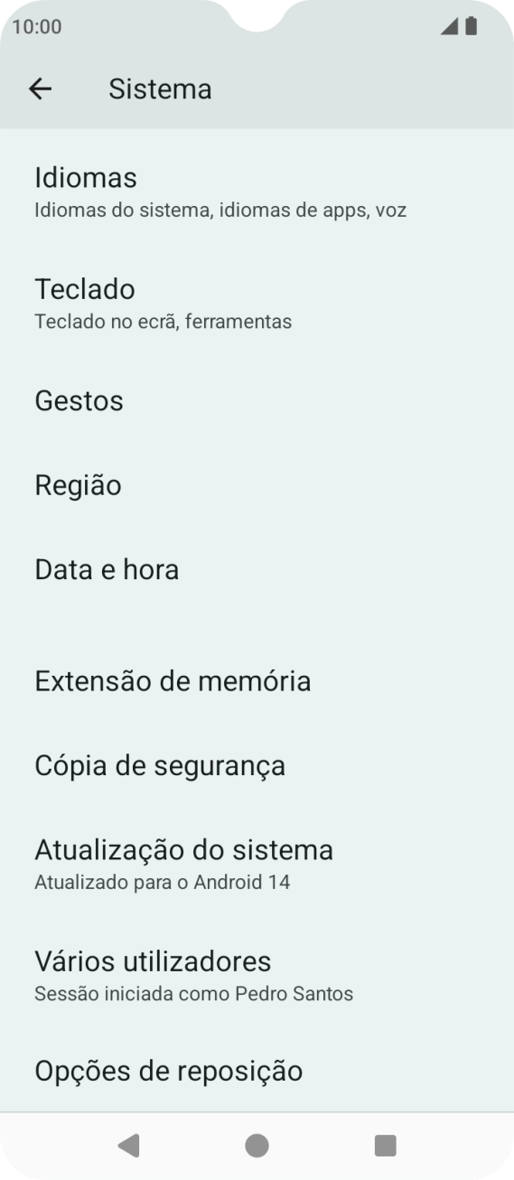 Prima Opções de reposição.