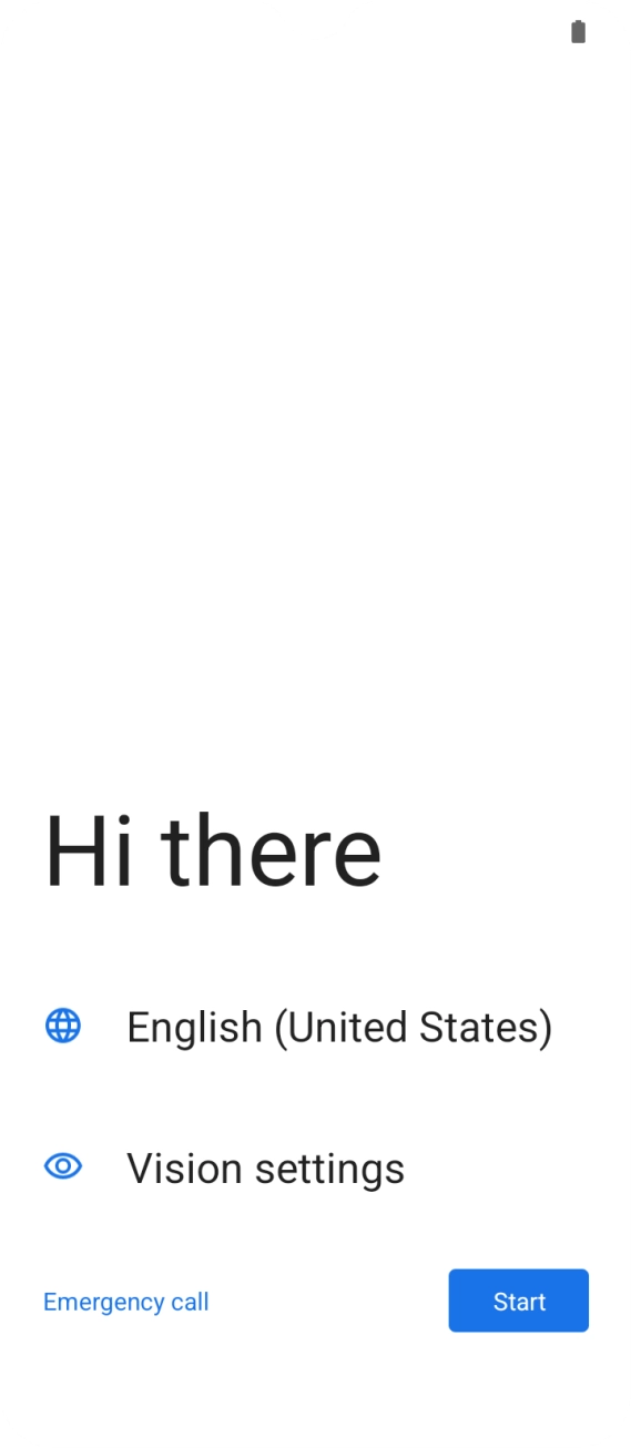 Prima o campo junto ao ícone de idioma.