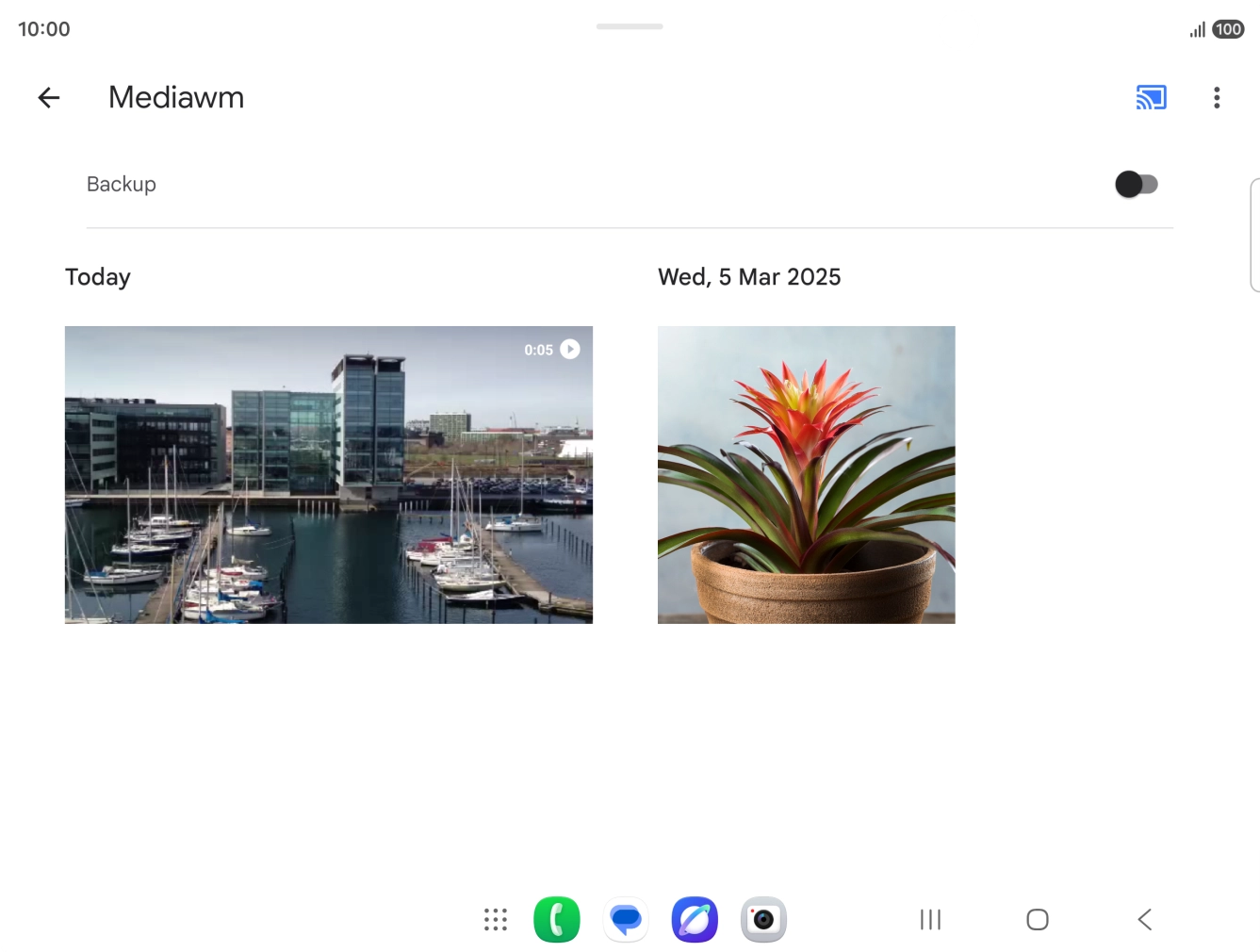 The media content from your phone will now play on the selected device. You can use your phone to control the playback of the media content on the other device.