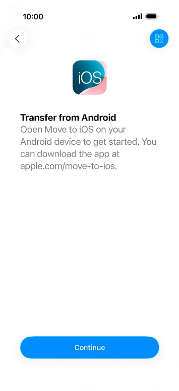To transfer content to your phone, you need to install the app 