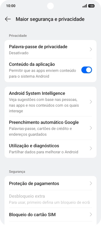 Prima Bloqueio do cartão SIM.