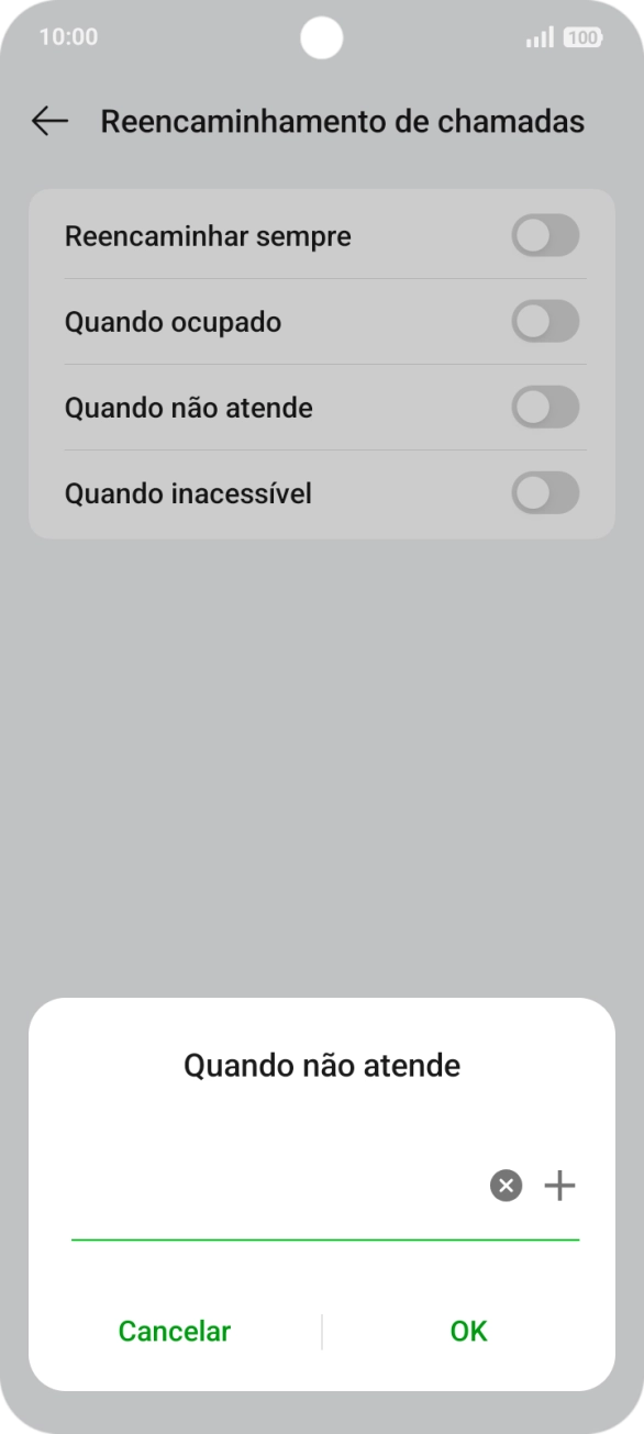 Introduza 123 e prima OK.