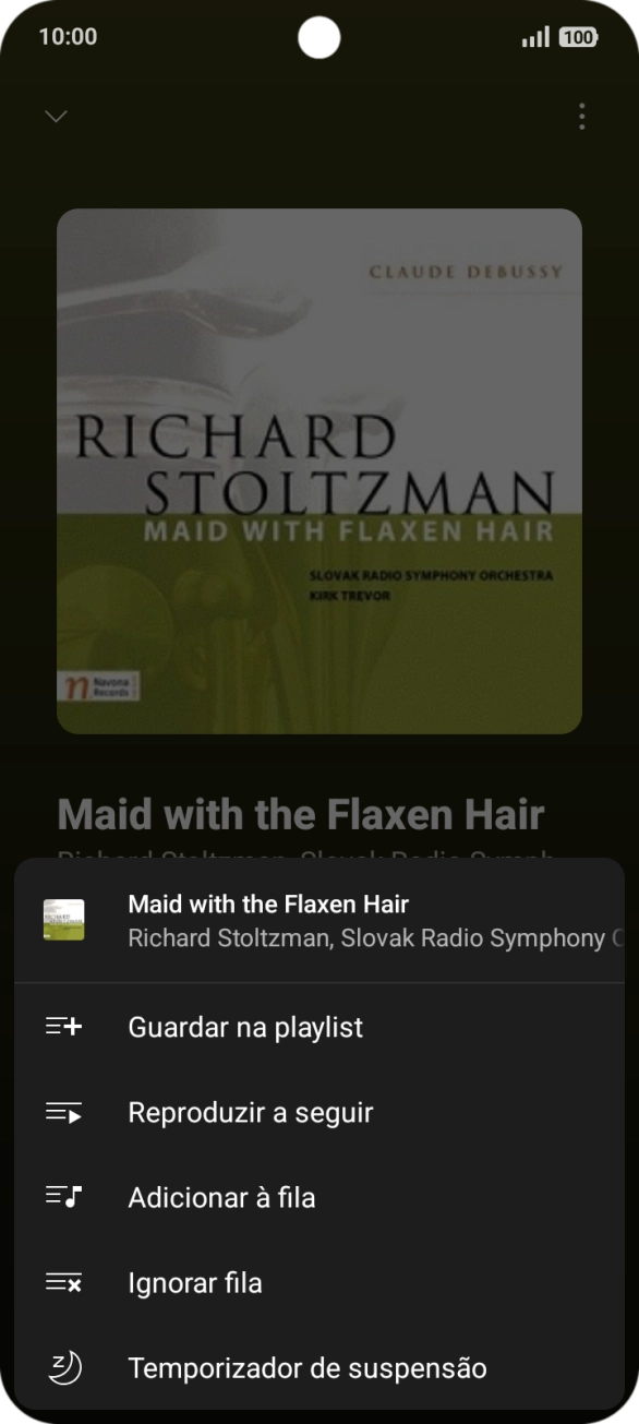 Prima o ícone para adicionar.