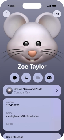 Slide your finger upwards starting from the bottom of the screen to return to the home screen.