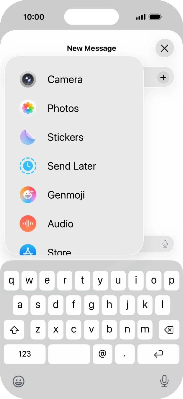 Press Genmoji. Press Genmoji.