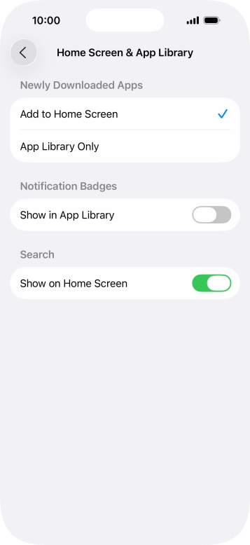 To add new downloaded apps to both the home screen and App Library, press Add to Home Screen. To add new downloaded apps to both the home screen and App Library, press Add to Home Screen.