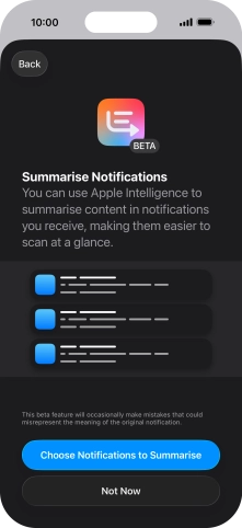 If you turn on the function, follow the instructions on the screen to select more settings.