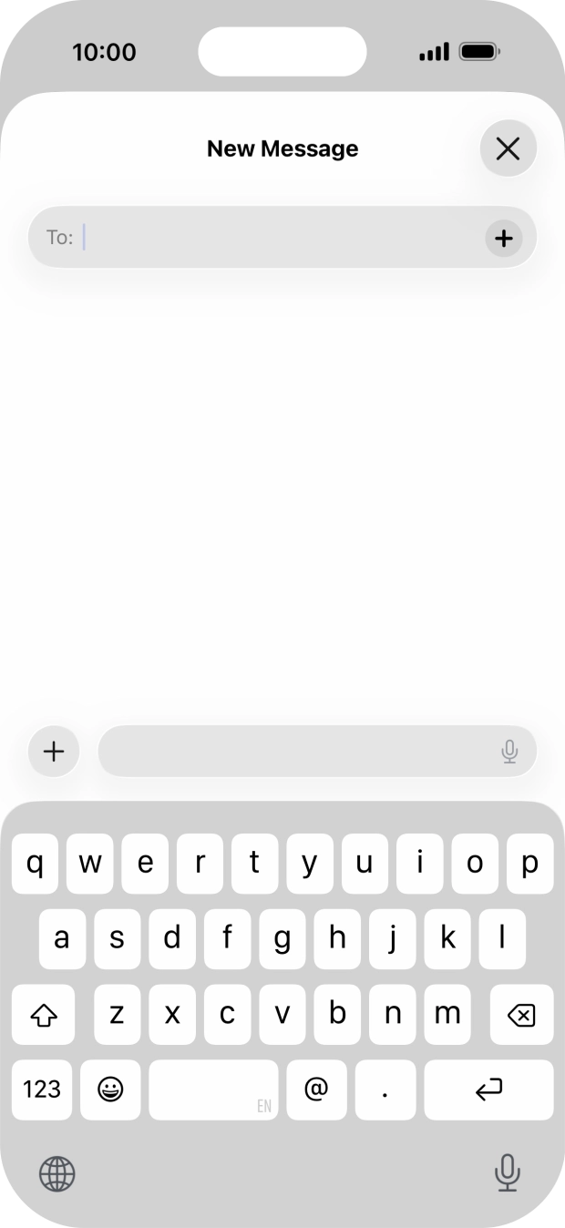 Press the add icon. Press the add icon.