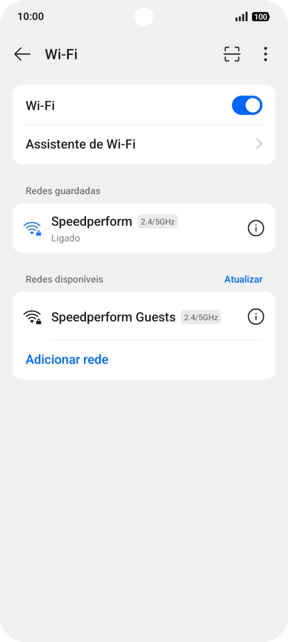Para voltar ao ecrã inicial, deslize o dedo de baixo para cima a partir da base do ecrã.