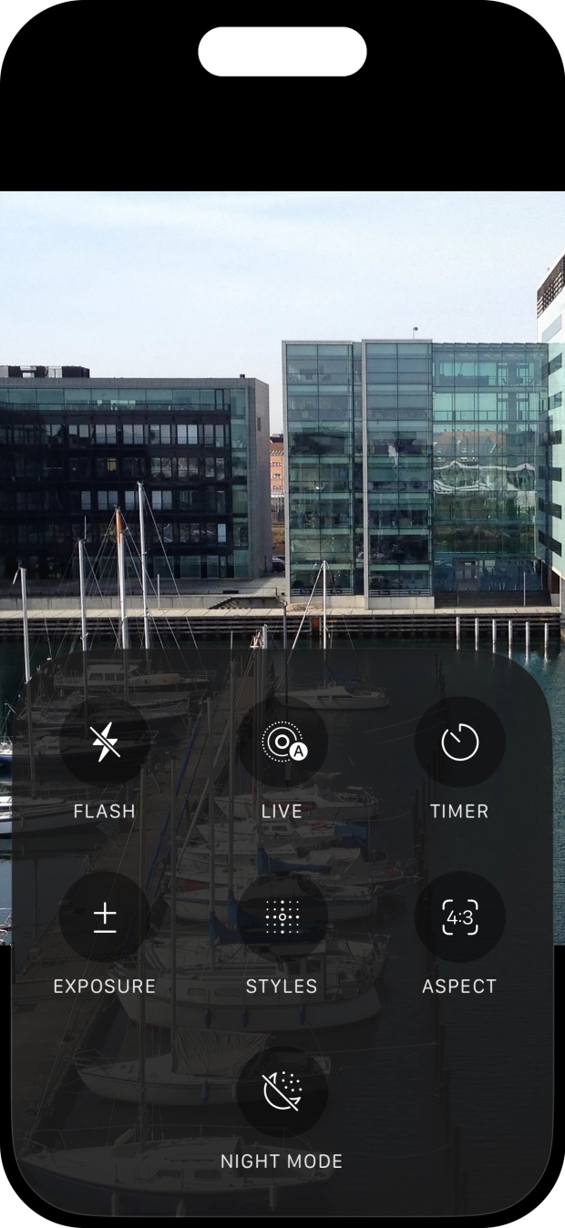 Press the required setting and follow the instructions on the screen to use the selected function.