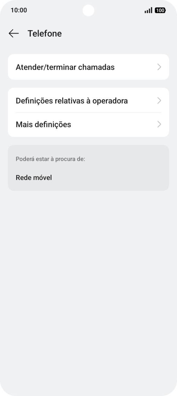 Prima Definições relativas à operadora.