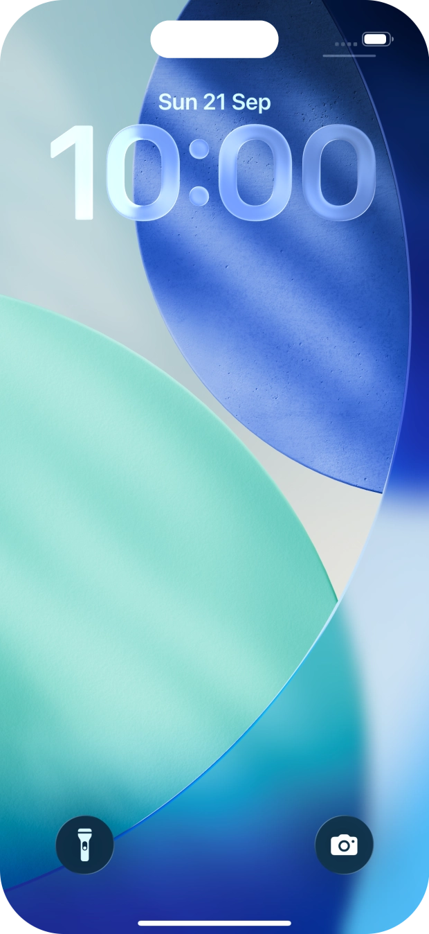 Slide your finger upwards starting from the bottom of the screen. Slide your finger upwards starting from the bottom of the screen.