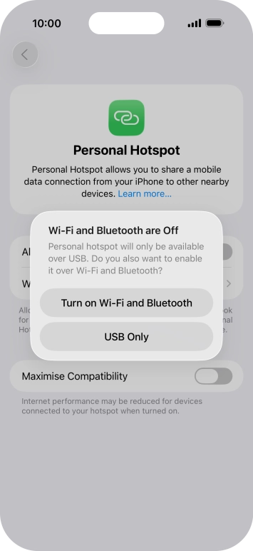 If Wi-Fi is turned off, press Turn on Wi-Fi and Bluetooth. If Wi-Fi is turned off, press Turn on Wi-Fi and Bluetooth.