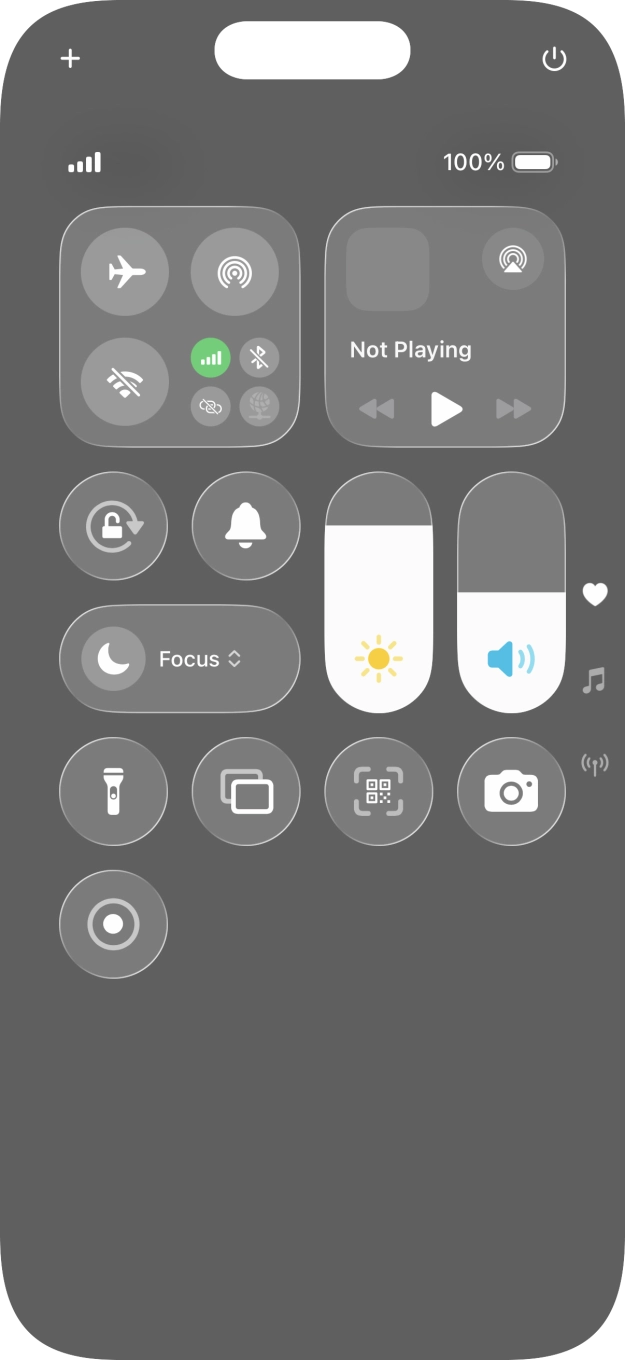 Press the screen recording icon to start the recording.