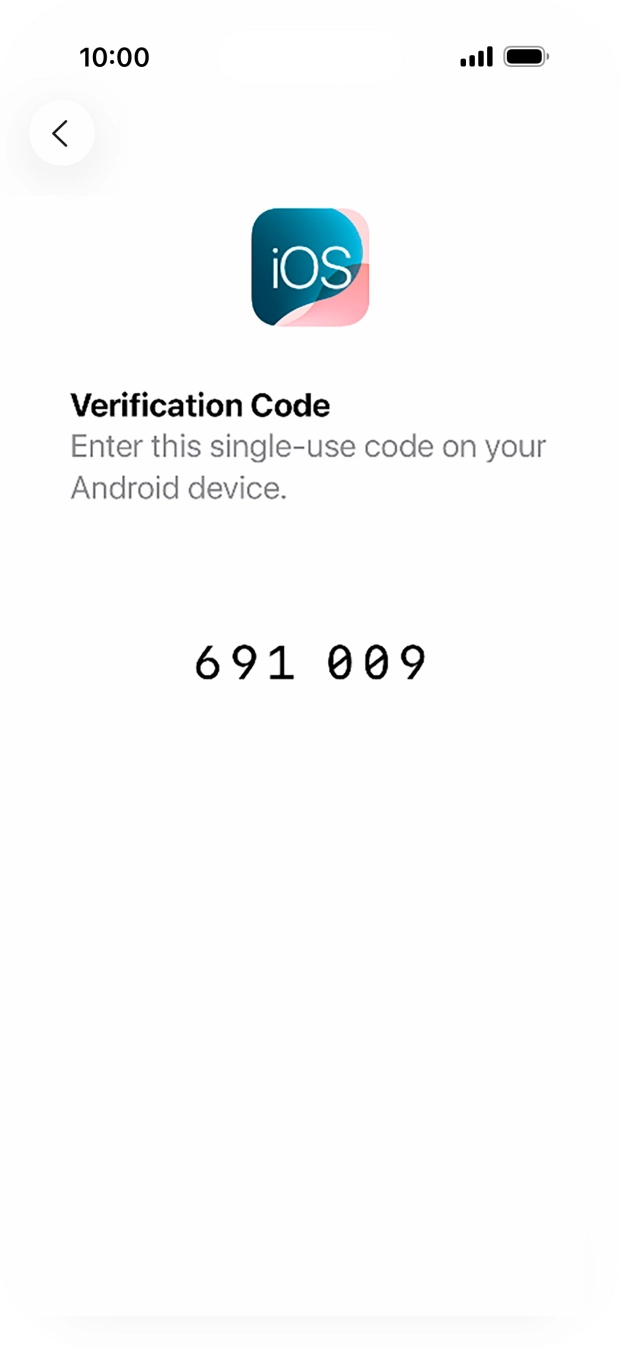 Follow the instructions on the screen and in the 'Move to iOS' app to transfer the content from the Android phone to your phone and set up your phone and prepare it for use.
