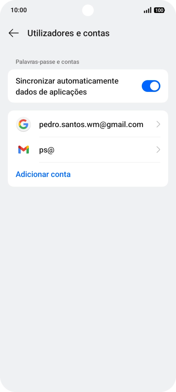 Para voltar ao ecrã inicial, deslize o dedo de baixo para cima a partir da base do ecrã.