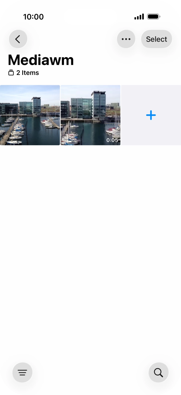 Open the app or screen you want to record.