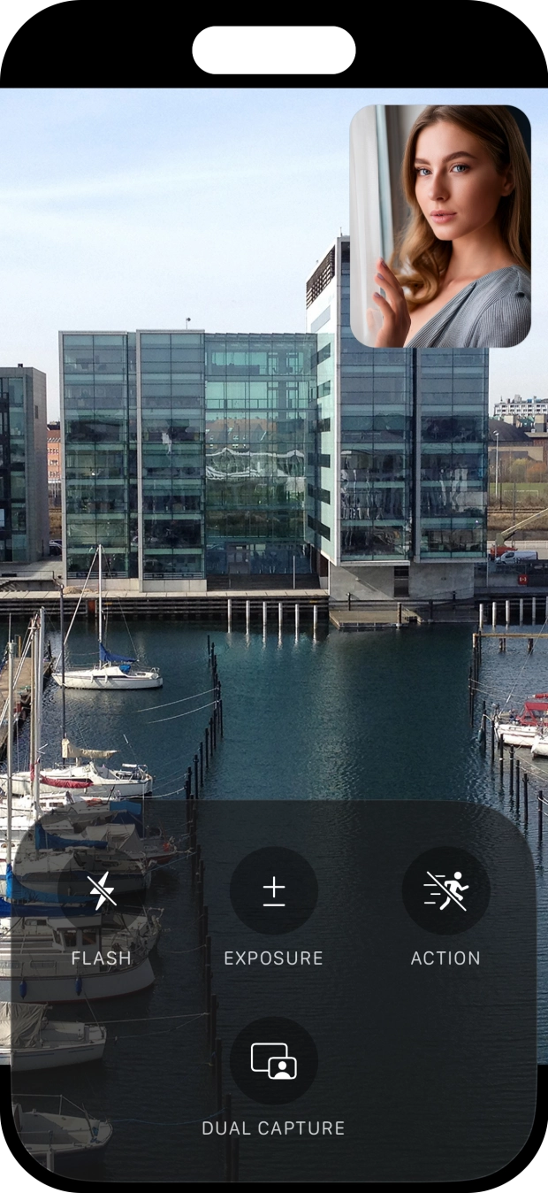 Press anywhere on the screen.