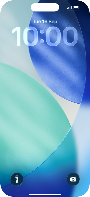 Press and hold anywhere on the lock screen. Press and hold anywhere on the lock screen.