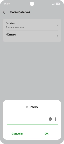 Introduza 123 e prima OK.