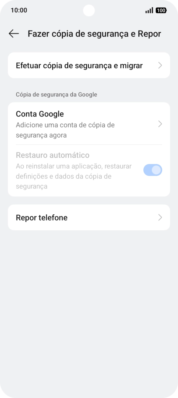 Prima Repor telefone.