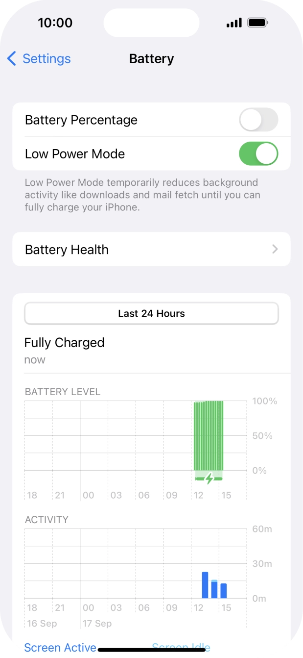 Slide your finger upwards starting from the bottom of the screen to return to the home screen.