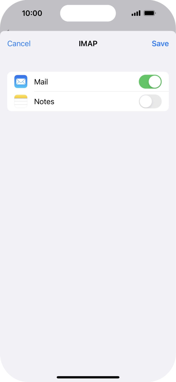 Press Save. Your email account has now been set up. To select more settings for incoming and outgoing server, proceed with the following steps.