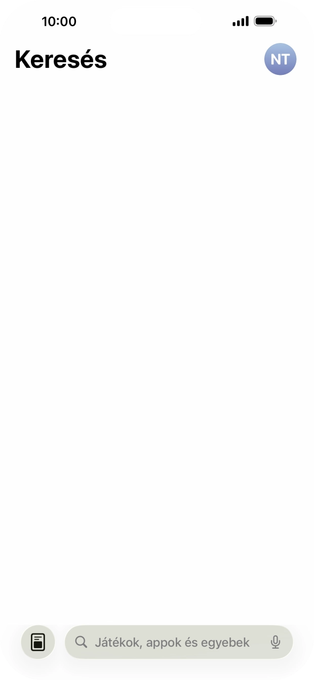 Kattints a keresés mezőre, és írd be a keresett alkalmazás nevét vagy tárgykörét. Kattints a keresés mezőre, és írd be a keresett alkalmazás nevét vagy tárgykörét.