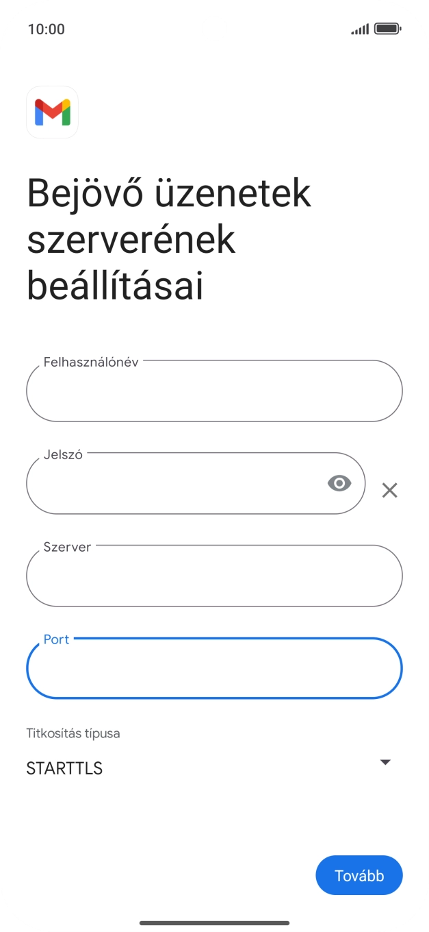 Nyisd le a „Titkosítás típusa” alatt legördülő menüt.