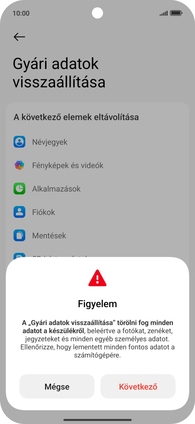 Válaszd a Következő lehetőséget. Válaszd a Következő lehetőséget.